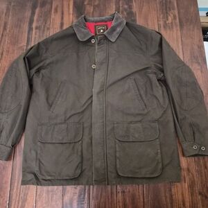 Orvis Men's Olive Wax Jacket Mens Size XXL